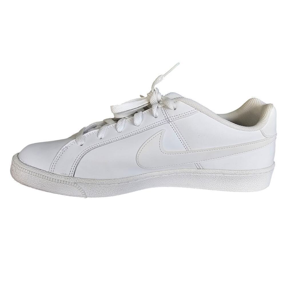Nike Court Royale Triple White Leather 749867-105 Low Top Sneakers Women's 12